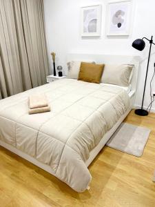 Postel nebo postele na pokoji v ubytování Quarto Privado Prosperous