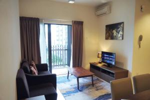Μια τηλεόραση ή/και κέντρο ψυχαγωγίας στο Kuantan Getaway Waterpark and Beach