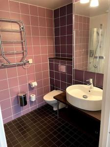 Apartmenthotell near Lunds city center tesisinde bir banyo