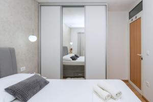 Postel nebo postele na pokoji v ubytování Apartment Mirjana