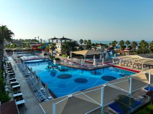 an overhead view of a pool at a resort at Orange County Belek in Belek