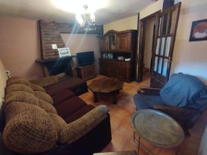 Posezení v ubytování Casa Rural Santa Coloma