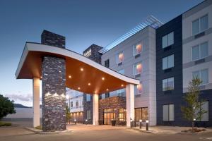 a rendering of the front of a building at Fairfield Inn & Suites by Marriott Penticton in Penticton