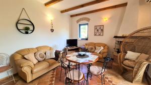 Χώρος καθιστικού στο Apartments Andrea