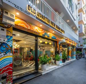 El edificio en el que está el hostal