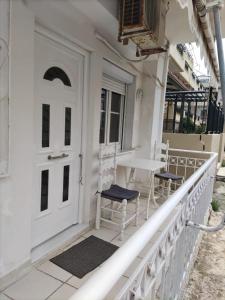 Balkón nebo terasa v ubytování SISSY APARTMENT