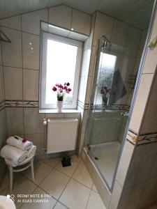 Kúpeľňa v ubytovaní Apartamenty i Pokoje u Doroty