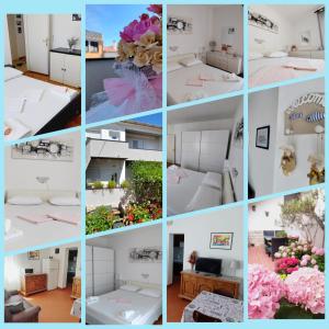 a collage of photos of a room at APARTMENT ELI in Pag