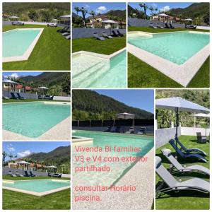Πισίνα στο ή κοντά στο Casa Manos Névoa