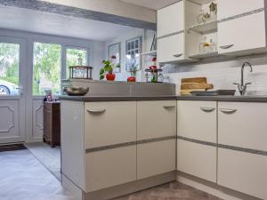 A kitchen or kitchenette at Ladybird Lodge