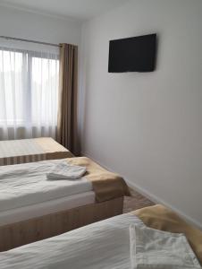 Postel nebo postele na pokoji v ubytování Casa Darius Cluj