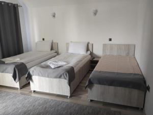 Postel nebo postele na pokoji v ubytování Casa Darius Cluj
