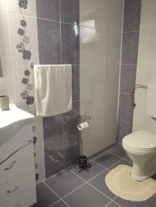 Koupelna v ubytování Casa Darius Cluj