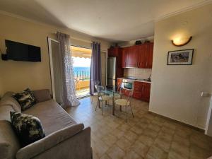 A kitchen or kitchenette at Corfu Glyfada Beach Apartment 40