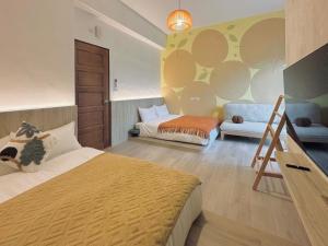 Postel nebo postele na pokoji v ubytování Hebron Inn