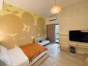 Postel nebo postele na pokoji v ubytování Hebron Inn