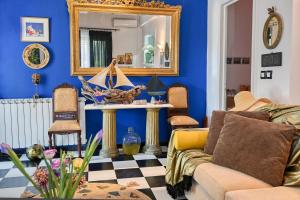 Posezení v ubytování Casa dei colori