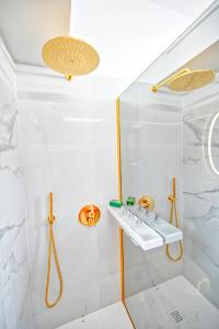 Koupelna v ubytování Casa dei colori