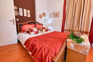 Postel nebo postele na pokoji v ubytování Casa dei colori