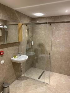 A bathroom at Sóller Center