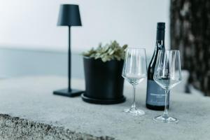 Nápoje v ubytování EDELHOF room + 18 fotografií