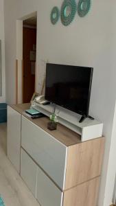 TV a/nebo společenská místnost v ubytování Joy Apartman