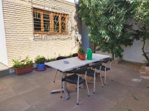 A patio or other outdoor area at Preciosa casa grande con patio en Sevilla 8PAX