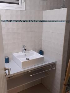 Koupelna v ubytování la casa mangue