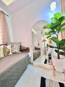 Posezení v ubytování Queen Size Studio in Cebu City