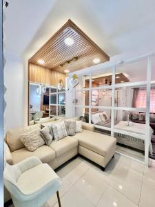 Posezení v ubytování Queen Size Studio in Cebu City