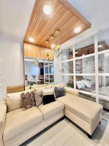 Posezení v ubytování Queen Size Studio in Cebu City