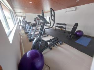 Fitness centrum a/nebo fitness zařízení v ubytování Elixia Emerald 2 Bed Room Fully Furnished Apartment colombo, Malabe