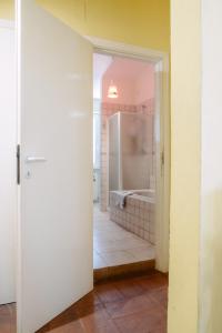 Koupelna v ubytování Casa Lunaria