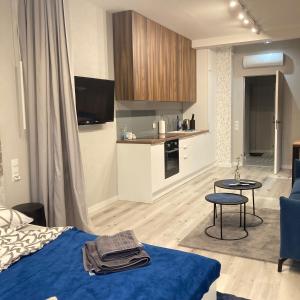 Kuchyňa alebo kuchynka v ubytovaní Stylowe Apartamenty Plewiska