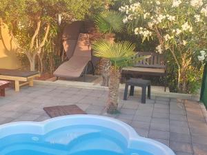 Zahrada ubytování Apartment Olive Garden with Private Pool