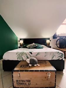 Кровать или кровати в номере CASETTA DEI RICCI