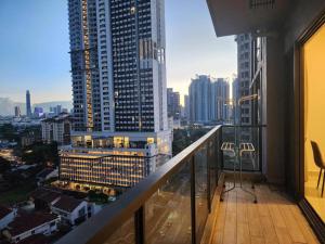 Μπαλκόνι ή βεράντα στο Sunflower/4r3b/klcc/1550sf/bacony/newcondo/bathtub