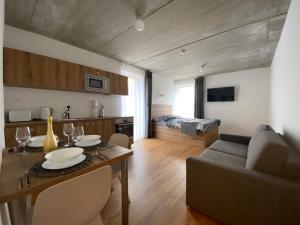 TV a/nebo společenská místnost v ubytování Apartmán pod sjezdovkou