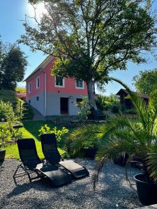 Zahrada ubytování Ferienhaus Thonjoergl