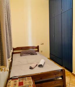 Postel nebo postele na pokoji v ubytování Platamon village house