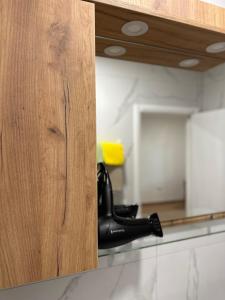 Kuchyň nebo kuchyňský kout v ubytování Apartmani BMD