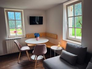 Posezení v ubytování Apartments Mala Korita Soče