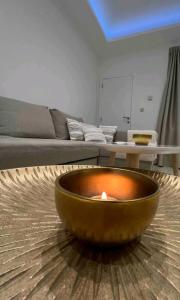 Posezení v ubytování Sublime appartement Calme Cosy & Jacuzzi