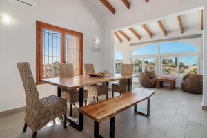 Χώρος καθιστικού στο Casa Madroños