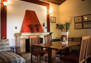 Posezení v ubytování Platamon village house