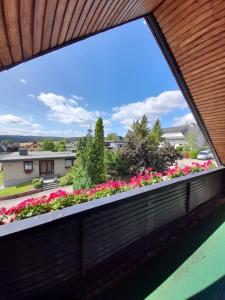 Balkoni atau teres di Ferienwohnung mit Loggia