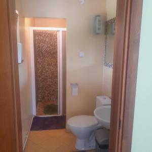 Koupelna v ubytování Hostel Jaunvaltes