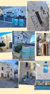 un collage de fotografías de casas y edificios en Il colore del Salento, en Carpignano Salentino