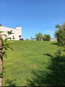 A garden outside Grand Afroditi LUX
