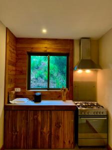 Una cocina o cocineta en Chamarel Mountain chalets